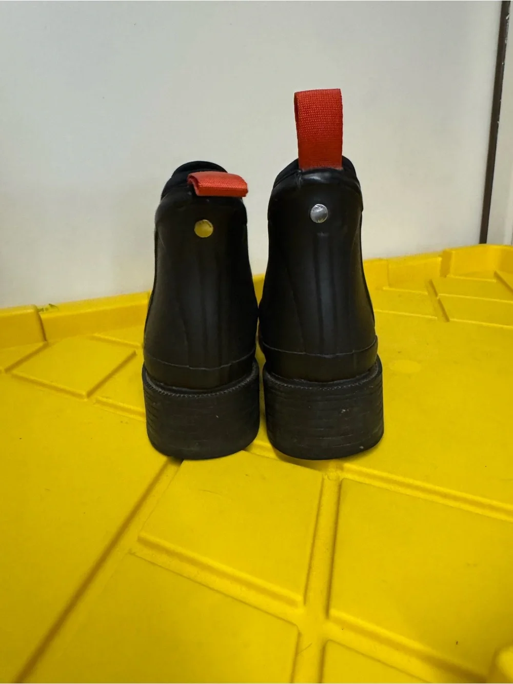 Rag & Bone Darfort Rain Boots Black Chelsea Ankle Boots EU 38
